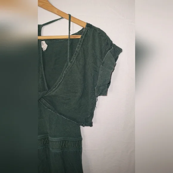 Anthropologie Daily Practice 2 Piece Elegant Green Women's Dress Small - Picture 5 of 10